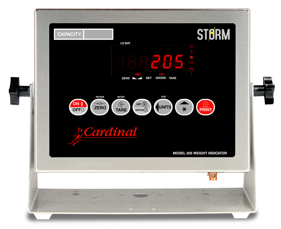 CARDINAL數字重量指示器205