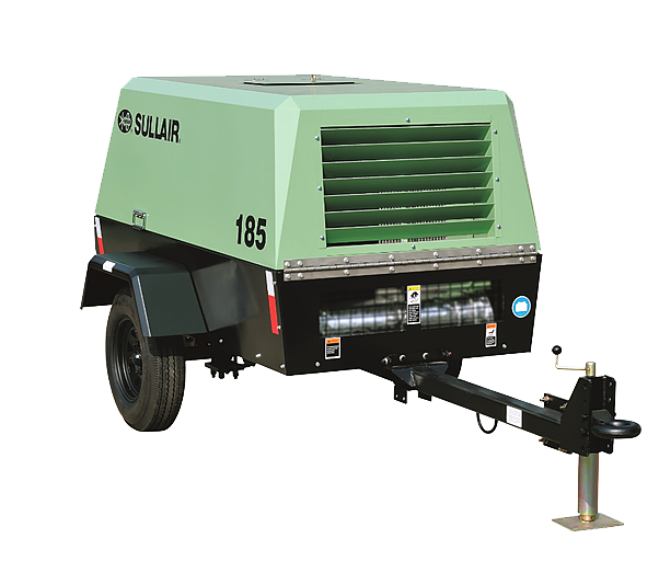 SULLAIR柴油机移动式螺杆空压机185系列