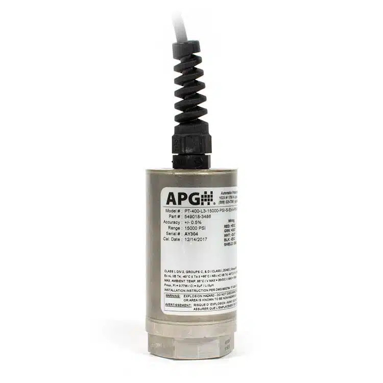 APG壓力變送器549018-4001 PT400-L1-5000-PSI-S-P6