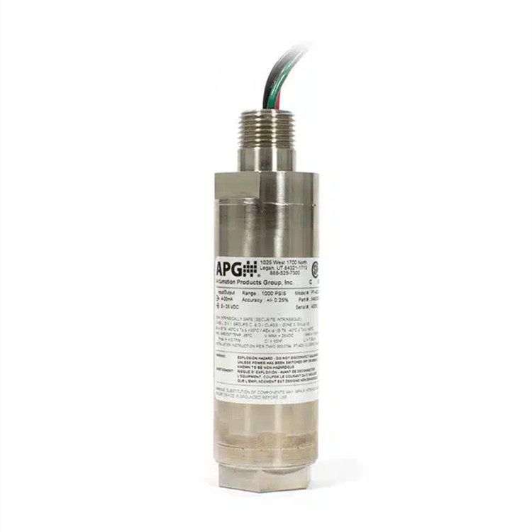 APG防爆重型壓力傳感器PT-405-L1-15-PSIA-E60-5-P0-N12-M1-S10