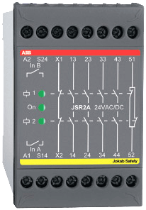 JOKAB擴(kuò)展繼電器JSR2ASAFETY JSR2A