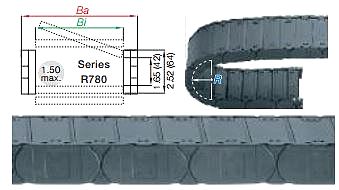 IGUS拖链和线链槽头R780系列780.10.250.0