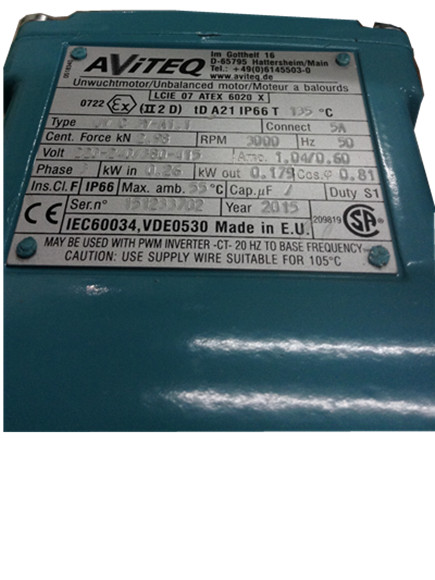 AVITEQ振動電機(jī)UVC3YUVC3Y-A1.1