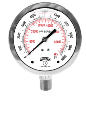 WINTERS不銹鋼壓力表PFP系列